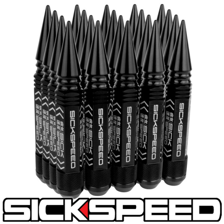 楽天市場】SICKSPEED 3Pハイブリッドナット スパイク ロングタイプ 