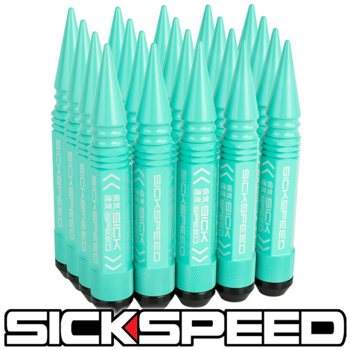 楽天市場】SICKSPEED 3Pハイブリッドナット ロングタイプ ミンティ 20  