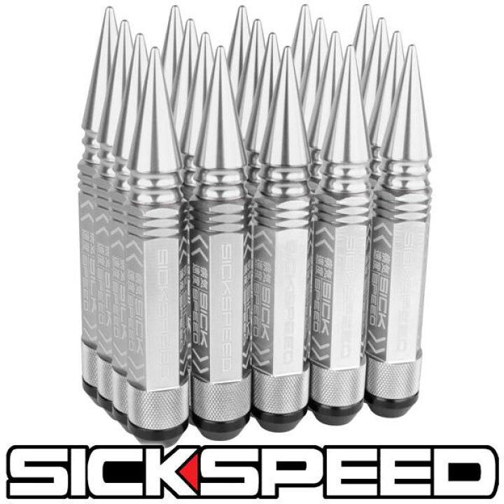 楽天市場】SICKSPEED 3Pハイブリッドナット スパイク ロングタイプ 