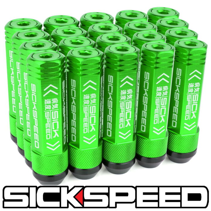 楽天市場】SICKSPEED 3Pハイブリッドナット ロングタイプ キャップ 