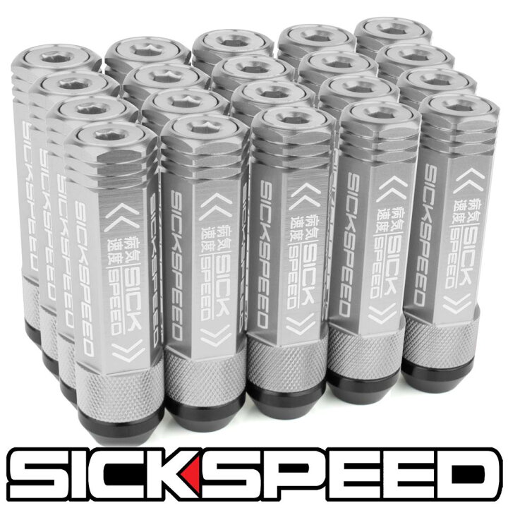 楽天市場】SICKSPEED 3Pハイブリッドナット ロングタイプ ポリッシュ  