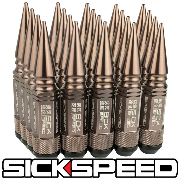 楽天市場】SICKSPEED 3Pハイブリッドナット ショートタイプ ブロンズ 
