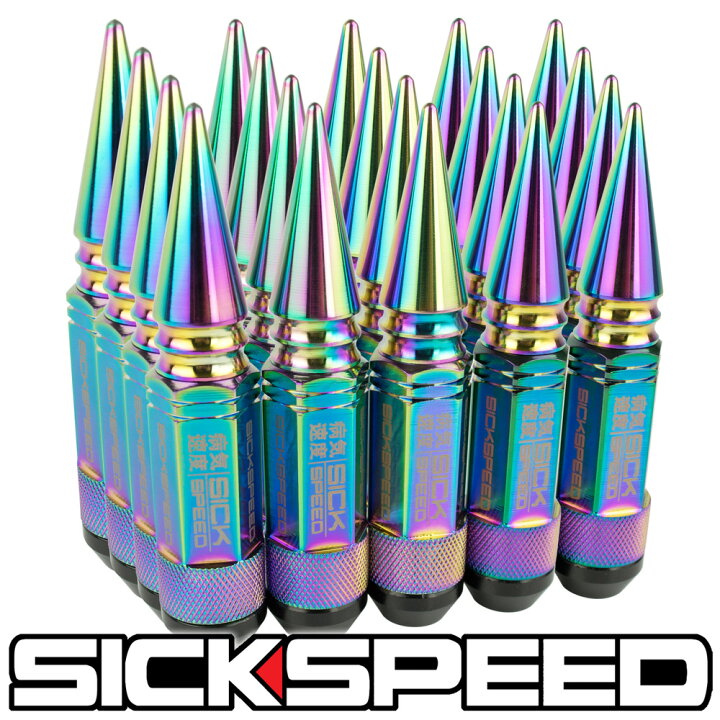 楽天市場】SICKSPEED 3Pハイブリッドナット ショートタイプ ネオ 