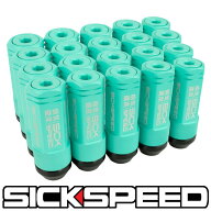 SICKSPEED　3Pハイブリッドナット　ロングタイプ　キャップ　80mm　ミンティ　16本　20本　24本　キャッ…