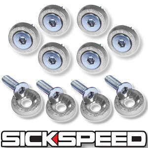 SICKSPEED�@�t�F���_�[���b�V���[�@10�@�|���b�V���V���o�[ �J���[ �{���g �l�W �h���X�A�b�v�V�b�N�X�s�[�h�@�a�C���x�@USDM�@JDM