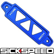 SICKSPEED　バッテリータイダウン　ブルー　Bサイズ用　Sサイズ　汎用バッテリーステー　ドレスアップ　…