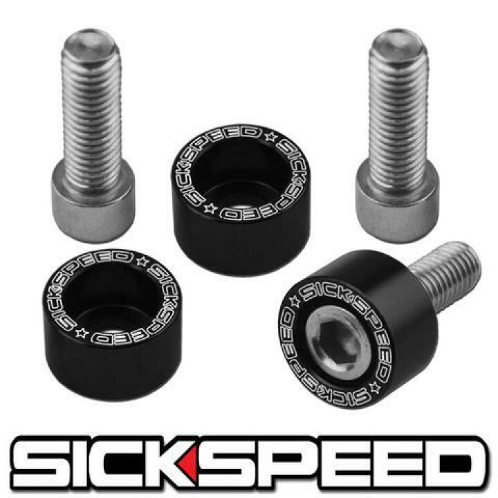楽天市場】SICKSPEED ズーマー シートフレームボルト ブラック 6個1 