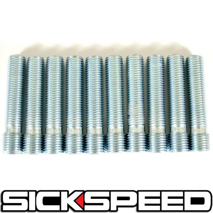 楽天市場】SICKSPEED 変換スタッドボルト 20本M14xP1.25 to M12xP1 