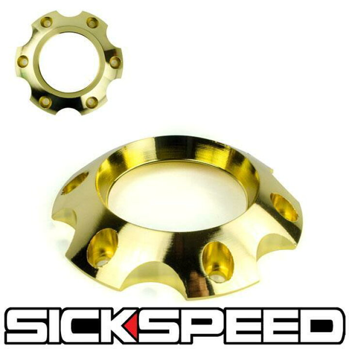 楽天市場】SICKSPEED ホーンリング ブルー ゴールドクローム ネオ 