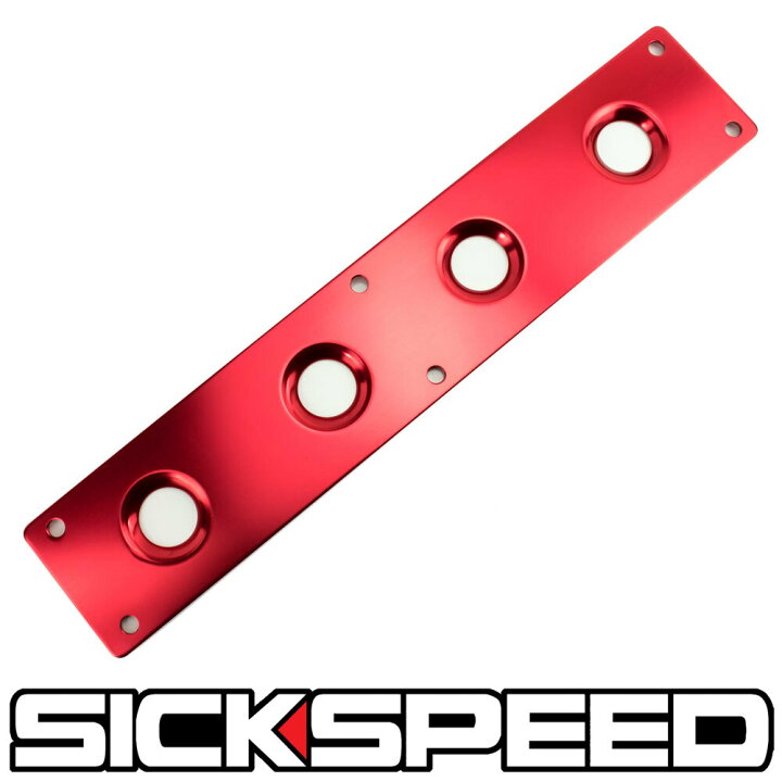 楽天市場】SICKSPEED プラグカバー レッド SR20 S13 シルビア 180SX 