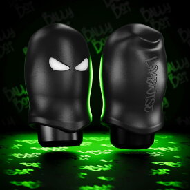 LIKEWISE　限定デザイン　THE BALLY BOI　バリーボーイ　ブラック　ホワイト　マスク　　デルリン　アルミニウム　覆面　　　汎用　AT　MT　ギャング　ライクワイズ　シフトノブ　M8 x P1.25　M10 x P1.25　M10 x 1.5　M12 x P1.25