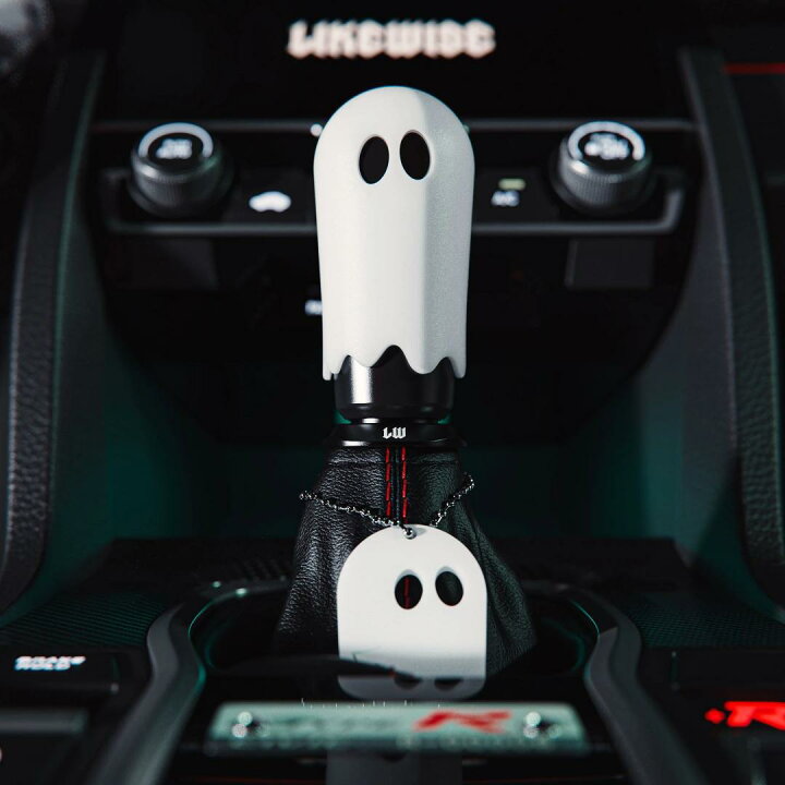 楽天市場】LIKEWISE 限定シフトノブ GHOST GHOST ゴースト ホワイト 
