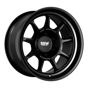 �y���񂹏��i�zSSW OFFROAD�@NOVA�@�m���@�@�m�o�@�}�b�g�u���b�N�@17�C���`�@17x9.0-25�@PCD139.7x6H�@1�z�C�[�� WHEEL �I�t���[�h USDM�@�����h�N���[�U�[ �����N�� �n�C���b�N�X FJ�N���[�U�[ �^�R