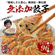 一龍堂 無添加餃子 96個 無添加 ぎょうざ ギョウザ ギョーザ 生餃子 冷凍餃子 冷凍生餃子 【無添加 無化…