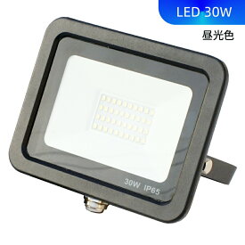 30W led 投光器 PSE認証済 LED作業ライト 昼光色 IP66 防水 屋外屋内 照明 ライト 工事 現場 作業 1m日本プラグ付き 軽量 薄型 高放熱 省エネ 長持ち 駐車場 倉庫