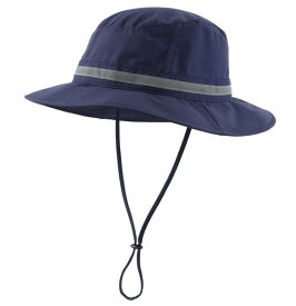 [Connectyle] メンズ UPF50+ サファリハット 反射ストライプ付き 日焼け止め帽子 釣り 帽子 防水