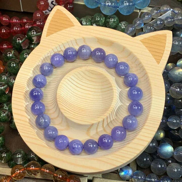 楽天市場】高品質 6A天然 タンザナイトブレスレット ブルーゾイサイト  