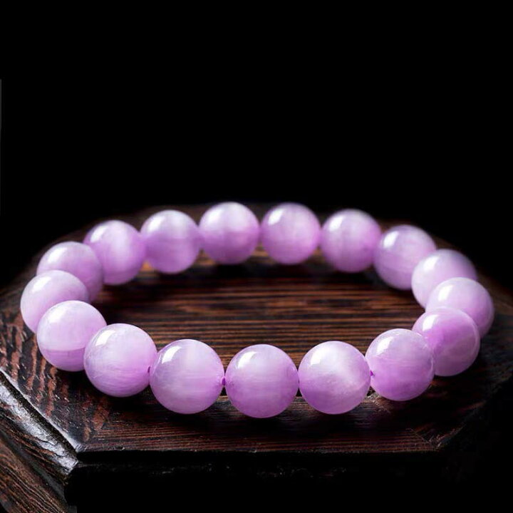 楽天市場】高品質 天然 7Aランク クンツァイトブレスレット キャッツ  