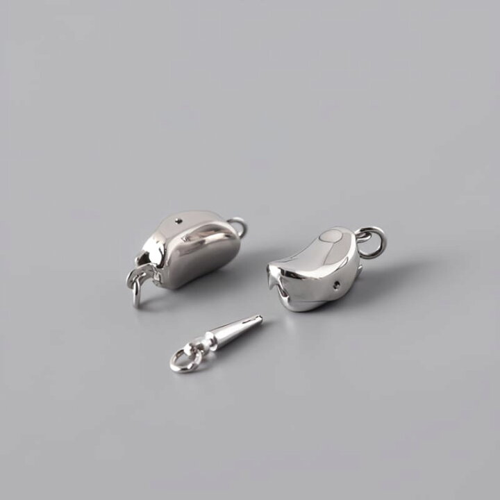 楽天市場】差し込み式クラスプ 3サイズ silver 925 留め具 刻印あり 
