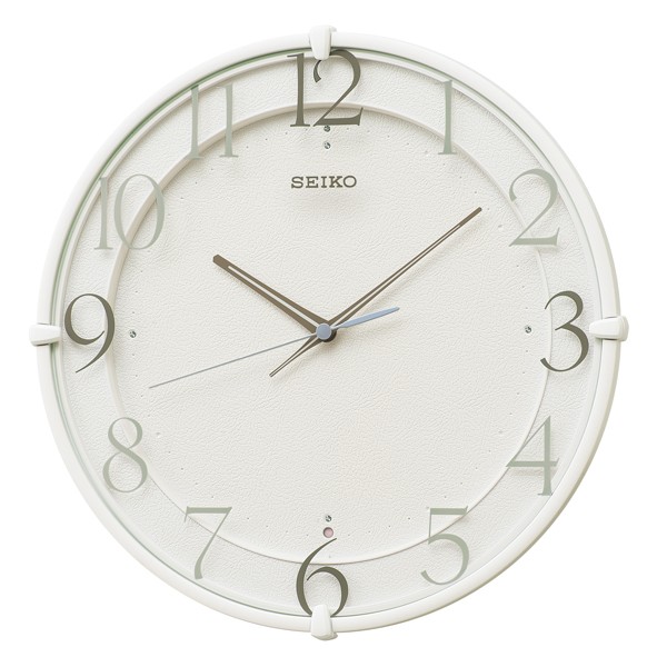 セイコー SEIKO クロック 電波時計 掛け時計 KX215W アナログ 白 掛け時計