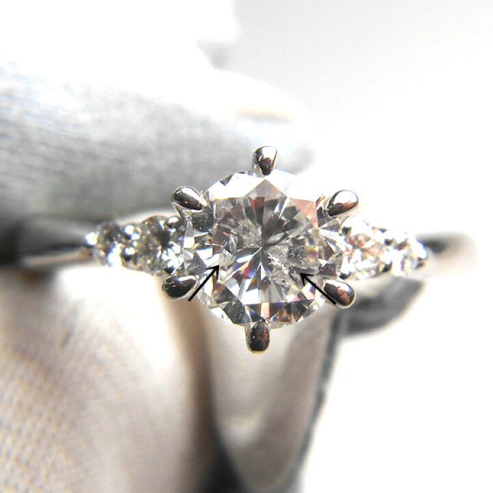 楽天市場】【送料無料】Ptダイヤモンドリング 1.022Ct 指輪 11号 