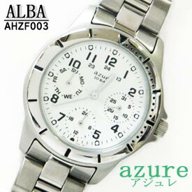 [セイコーウォッチ] 腕時計 アルバ azure アジュレ 日常生活用強化防水(10気圧) AHZF003 シルバー