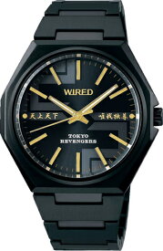 [セイコーウオッチ] 腕時計 ワイアード 東京リベンジャーズ コラボモデル マイキーモデル アナログ AGAK714 メンズ ブラック