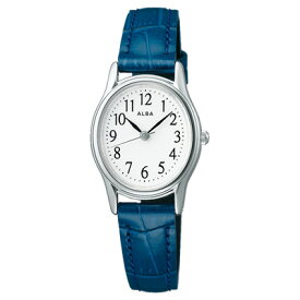 【セイコー】【ALBA】アルバ スタンダードコレクション 腕時計 5気圧防水 革バンド青 レディース AEGK438 国内正規品
