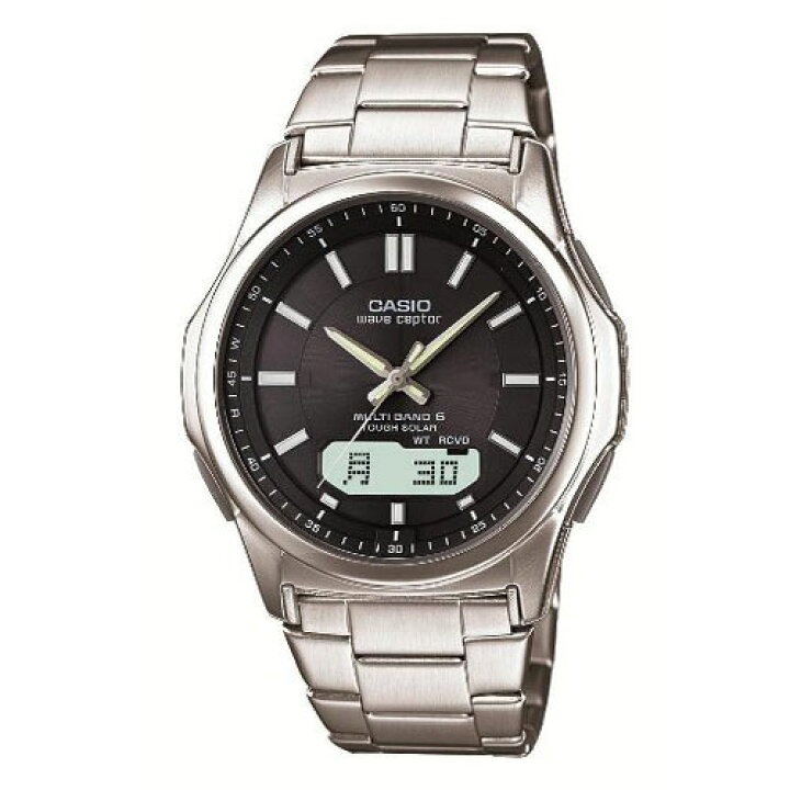 楽天市場】[カシオ]CASIO 腕時計 WAVE CEPTOR 世界6局対応電波ソーラー 