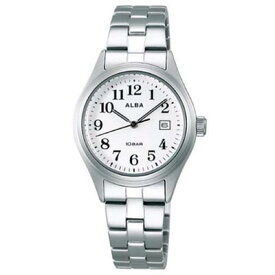 セイコー ALBA AQHK450 日付表示付 ステンレスモデル 腕時計