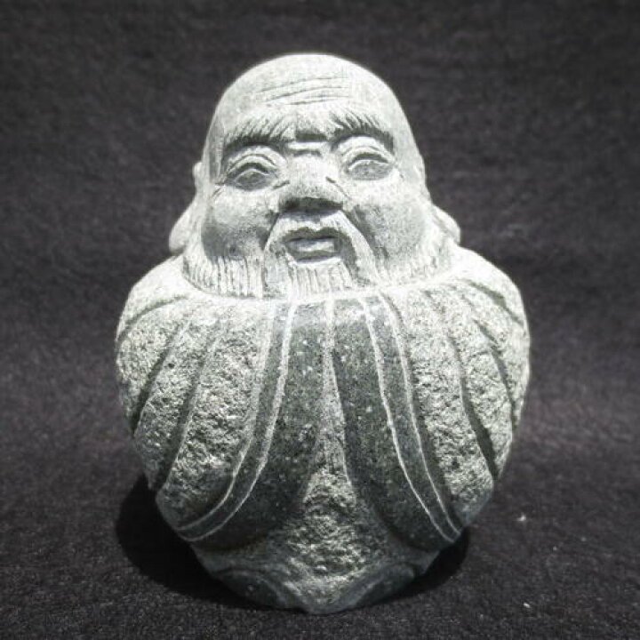 楽天市場】福禄寿（ふくろくじゅ）高さ8.5cm」 七福神 置物 石材 