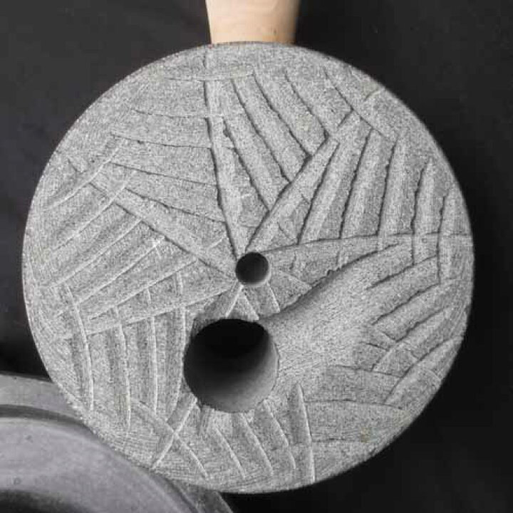 楽天市場】石臼 （いしうす） ひき臼 （ひきうす）☆青御影石 16型  