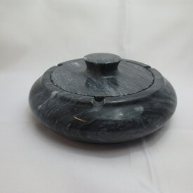 灰皿 フタ付 蓋付き ブラック大理石 おしゃれ 送料無料！！
