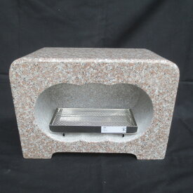 線香立て 「桃山」「ローズピンク」横型 横置き 香炉 線香立て ピンク系 G663御影石 線香皿付き 送料込み！