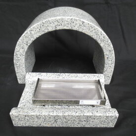 線香立 線香皿 引き出せる スライド式 御影石 横型 寝かせる 横置き 香炉 ステンレス線香皿付き 送料込み！G603