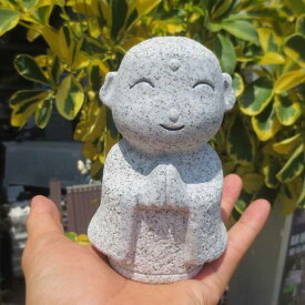 かわいい おじぞうさん おじぞうさま かわいい 癒しのお地蔵さん 置物 地蔵菩薩 仏像 彫刻品 みかげ石 GZ-049-SH 送料無料！