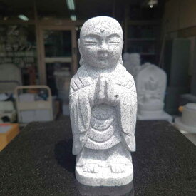 おじぞうさん おじぞうさま かわいい 癒しのお地蔵さんGZ60 高さ17cm 置物 地蔵菩薩 仏像 彫刻品 みかげ石 送料無料！