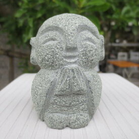 ちいさい おじぞうさん おじぞうさま かわいい 癒しのお地蔵さん 置物 地蔵 みかげ石 GZ-036 送料無料！