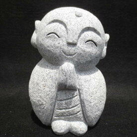 おじぞうさん おじぞうさま かわいいGZ39-15 癒しのお地蔵さん 置物 地蔵菩薩 仏像 彫刻品 みかげ石 送料無料！