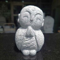 おじぞうさん おじぞうさま かわいいGZ39 癒しのお地蔵さん 置物 地蔵菩薩 仏像 彫刻品 みかげ石 送料無…