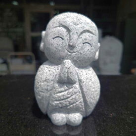 おじぞうさん おじぞうさま かわいいGZ39 癒しのお地蔵さん 置物 地蔵菩薩 仏像 彫刻品 みかげ石 送料無料！