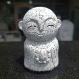 おじぞうさん おじぞうさま かわいい 癒しのお地蔵さん 置物 地蔵菩薩 仏像 彫刻品 みかげ石 GZ41 送料無料！