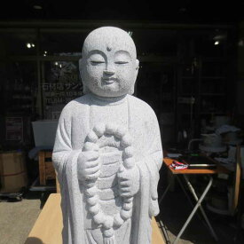 持地地蔵 おじぞうさん 六道地蔵 六地蔵 お地蔵 2尺 総高73cm お地蔵様 御影石 供養 癒しのお地蔵さん 置物 石像 地蔵菩薩 仏像 彫刻品 みかげ石 全国送料無料！