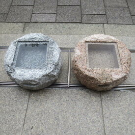 蹲 つくばい 手水鉢 和風 日本庭園 みずばち みかげ石 御影石 直径約32cm 高さ約15cm 重量約25kg