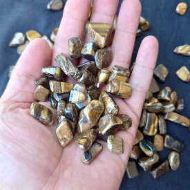 虎目石 タイガーアイ 500g さざれ石 粒石 天然 カラーストーン パワーストーン