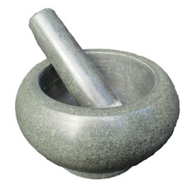 クロック ヒン すり鉢 すりこぎ 石臼 セット 乳鉢 石うす 薬研 キッチン 用品 料理 調味料 花崗岩 外径20cm 容量約1000ml