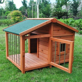 犬小屋 犬用 ペット ウッディ犬舎 木製 サークル ペットハウス 小型犬