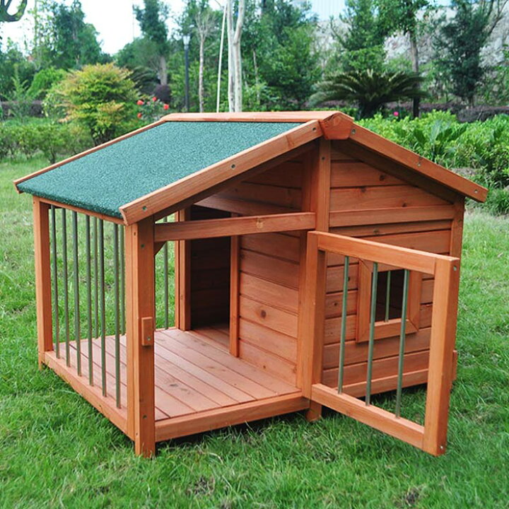 楽天市場 犬小屋 犬用 ペット ウッディ犬舎 木製 サークル ペットハウス 小型犬 オンラインプラザ