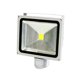 投光器 30W LED 作業灯 夜間作業 人感知センサー 防水 AC 100V IP65