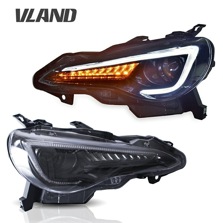 楽天市場】【LEDバルブ付】VLAND 86 FT86 ハチロク BRZ ヘッドライト 